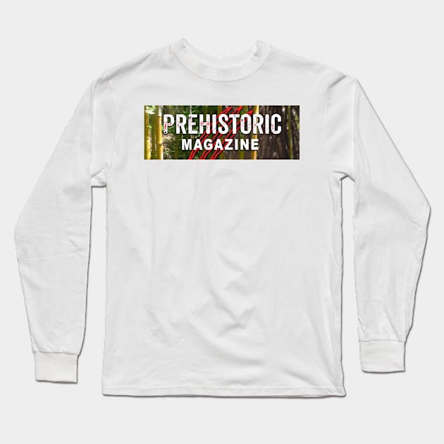 Prehistoric Magazine Logo Long Sleeve T-Shirt by PrimalPublishing